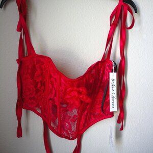 For Love and Lemons Niala Bustier Top (New with Tags)